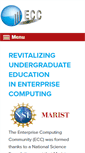 Mobile Screenshot of ecc.marist.edu