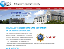 Tablet Screenshot of ecc.marist.edu