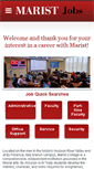 Mobile Screenshot of jobs.marist.edu