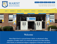 Tablet Screenshot of marist.org