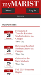 Mobile Screenshot of my.marist.edu